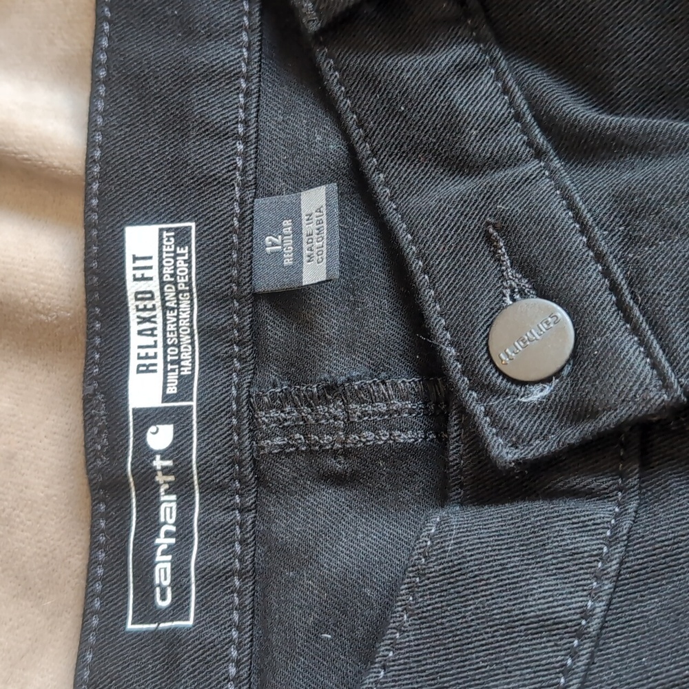 Carhartt Rugged flex Double Front Black 12R - Picture 5 of 11